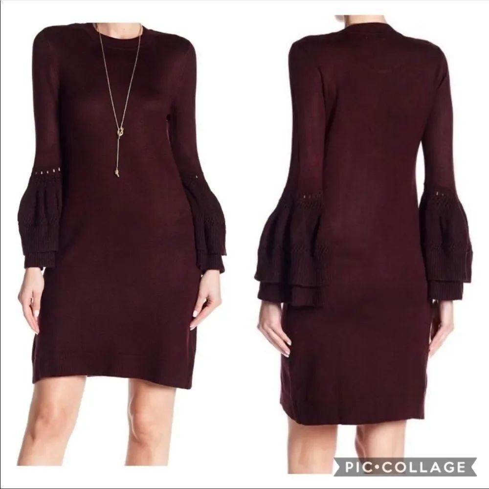 ✨ Eliza J bell sleeve sweater dress✨
